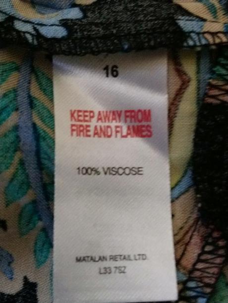 Dámska čierna sukňa s farebným vzorom, papaya, papaya,l