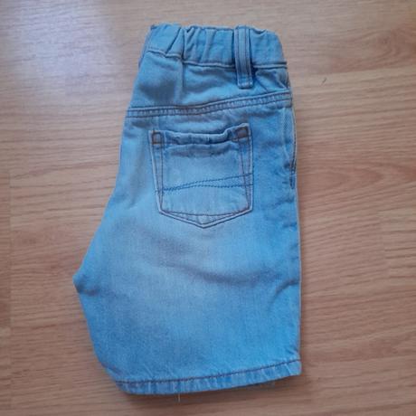 Riflové šortky-kraťasy, h&m,86