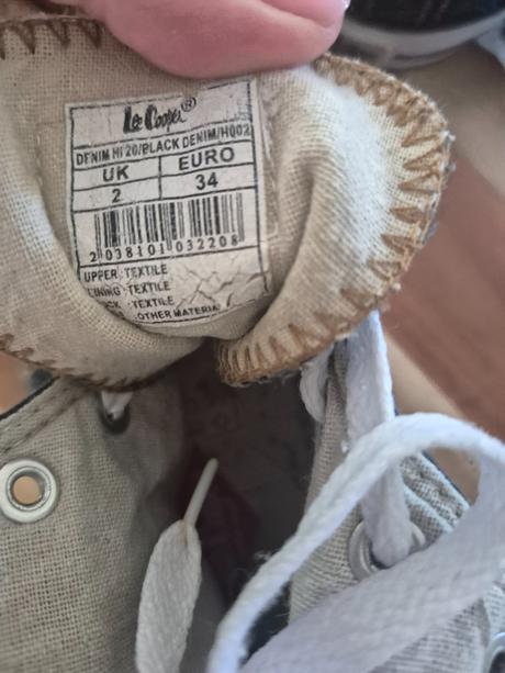 Frajerské plátenky lee cooper, lee cooper,34