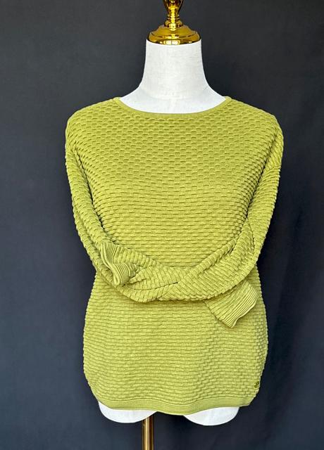 Bavlnený pulóver v trávičkovej zelenej, tom tailor,m