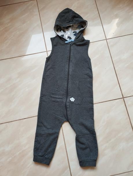 Teplákový overal z biobavlny, 98