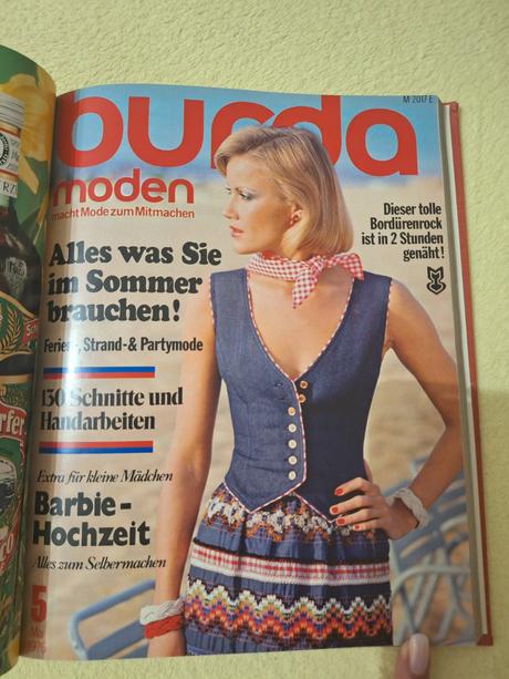Zväzok retro burdy 1976 (1. polrok, čísla 1-6 ), 