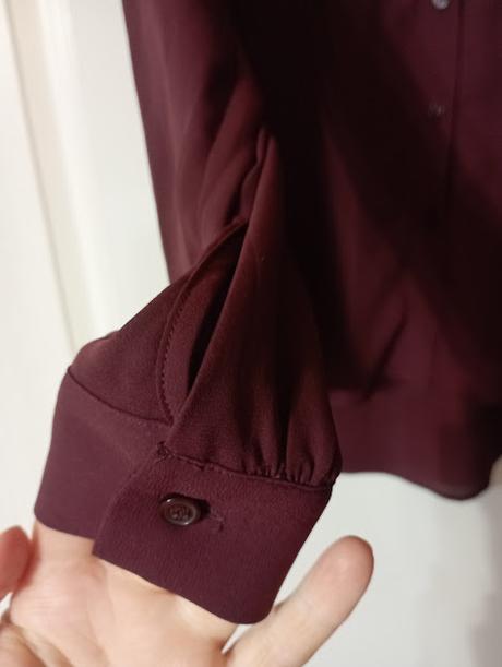 Blúzka bordová, h&m,38