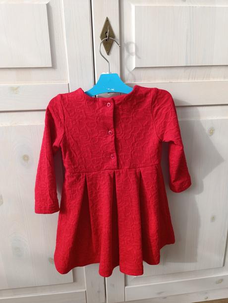 Šaty červené 80, c&a,80