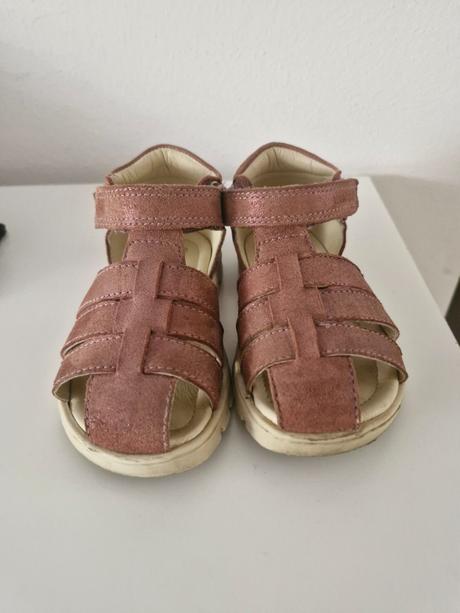 Sandálky kožené, lasocki,24