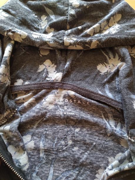 Aeropostale kvetinová mikina, aeropostale,s