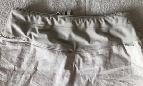 Športový krémový/béžový skort decathlon xs/s, decathlon,xs