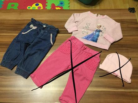 Frozen setik velkost 74, 68–80