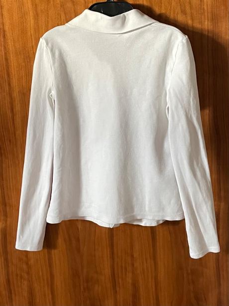 Mango mäkká krémová biela polokošeľa golier xxs, mango,32