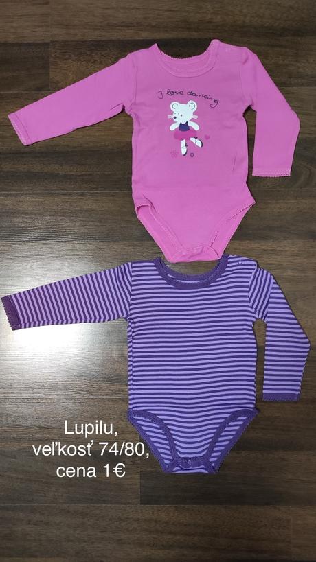 Body dlhý rukáv, 80