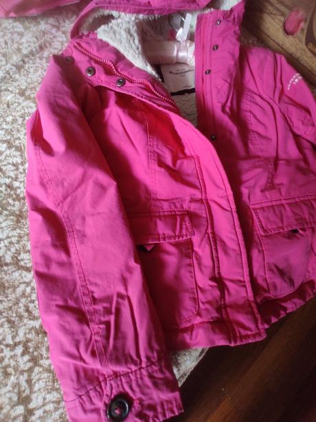 Bunda ružová na zimu, abercrombie&fitch,152