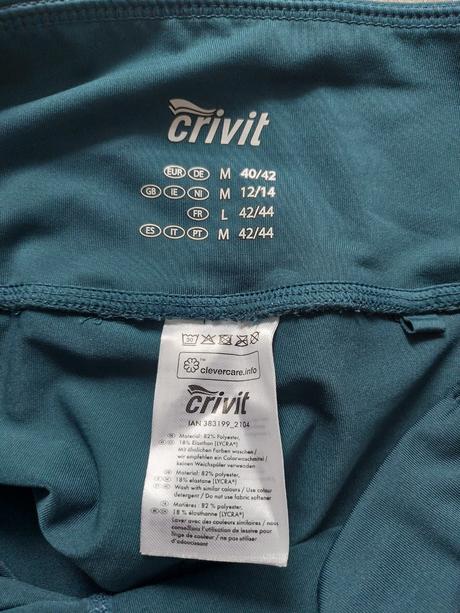 3/4 nohavice sportove, crivit,m