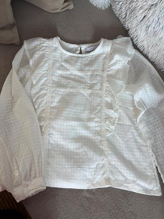 Biela blúzka, h&m,152