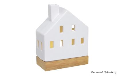 Domček - led - biely ii, 