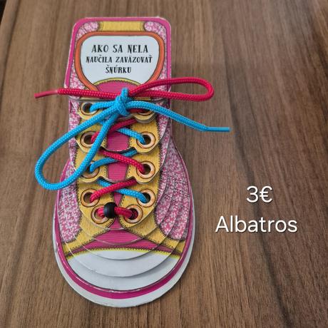 Vzdelávacie topánka na učenie zaviazania šnúrok, 