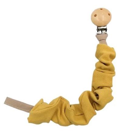 Baby in world retiazka na cumlík mustard binw, 