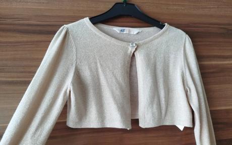 Trblietavé dievčenské bolerko, h&m,122
