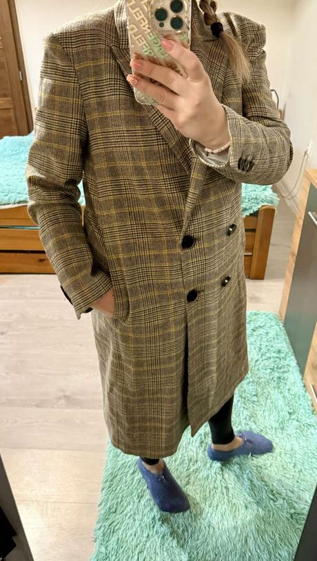 Zara original damsky stylovy kabat, zara,l