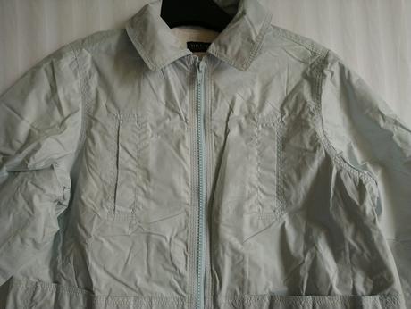 Svetlo modrá nepremokavá prechodná bunda, brums, brums,110