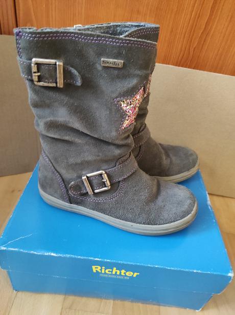 Kožené čižmičky, richter,28