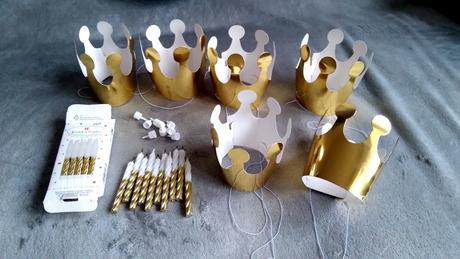 Sviečky korunky oslava princezná ako nové, 