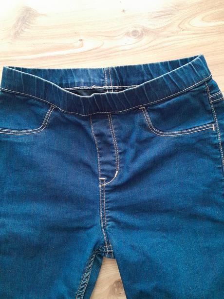 Elastické rifle, h&m,140