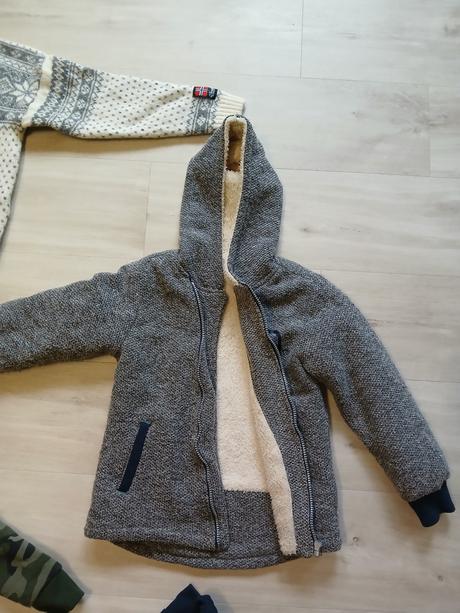 Teple mikiny, sveter z nórska, bavlna, 128 / 134