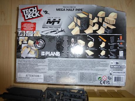 Tech deck mega half pipe, 