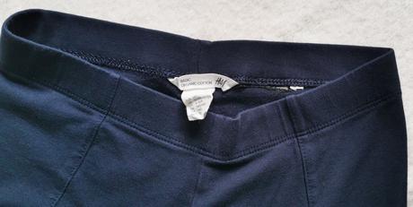 Modré legíny h&m 140, h&m,140