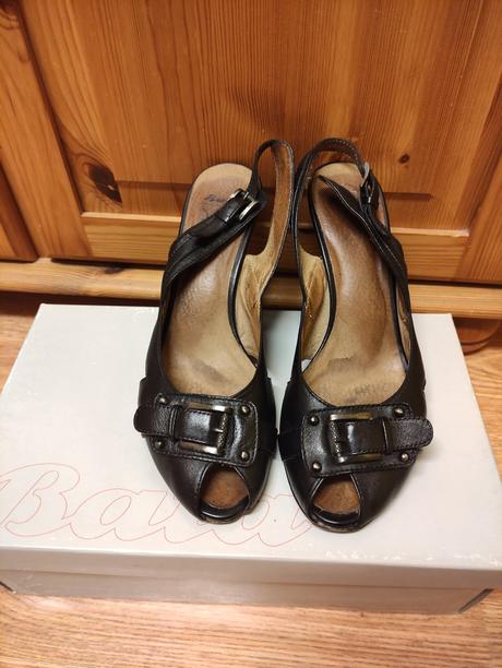 Kožené sandálky baťa insolia, baťa,39