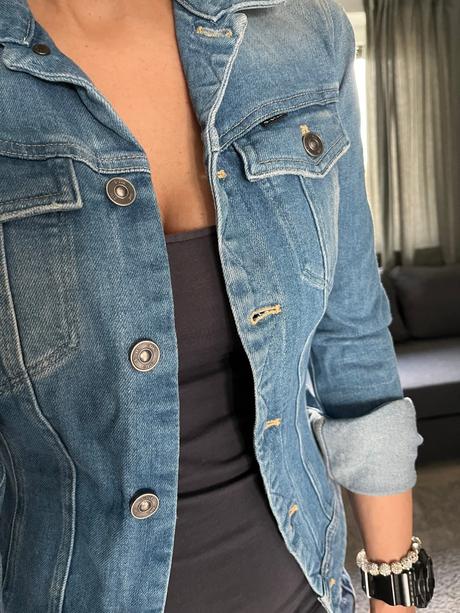 Dámska bunda g-star bledomodrá, g-star raw,s