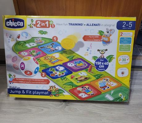Elektronická hracia podložka chicco jump & fit, 