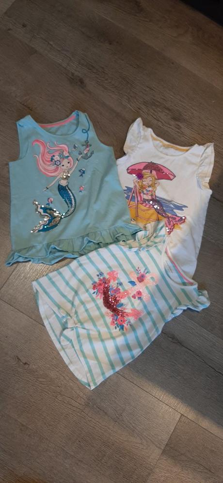 Sada letných tričiek tommy bahama, us 7-8, eu 128, 128