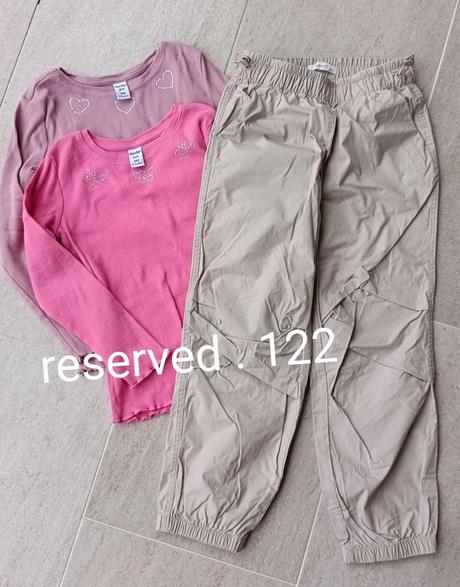 2x tričko dr + nohavice, reserved,122