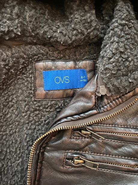 Zateplena malo nosena kozena bunda, ovs,122