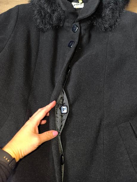 Vlnený kabát 40, l