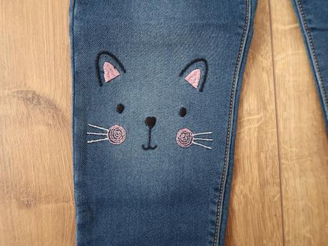 Dievčenské elastické rifle f&f 122 (6-7r) top stav, f&f,122