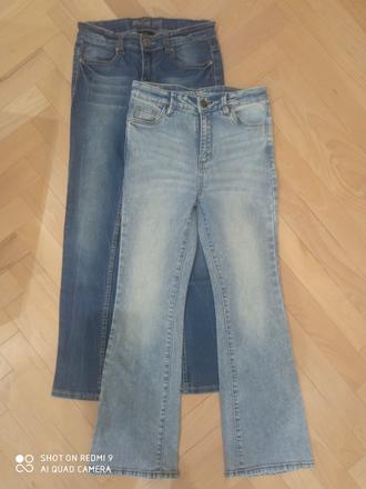 Riflové nohavice, denim,152