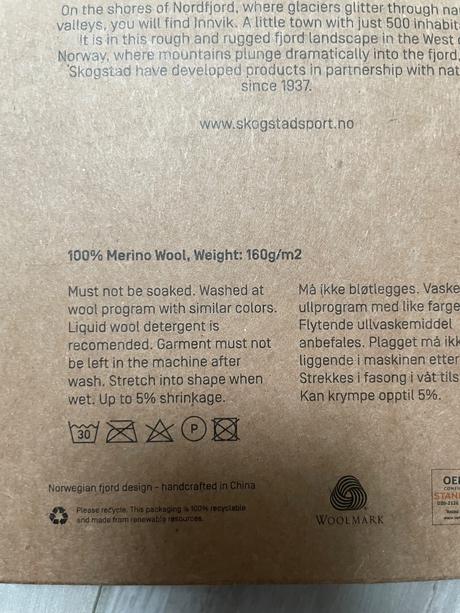 Merino tričko skogstad, skogstad,152 / 158