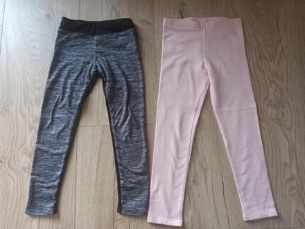 Zateplené legíny 2ks, decathlon,110