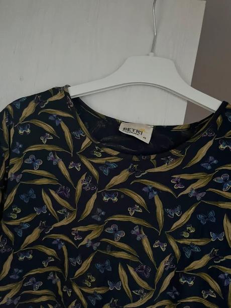 Tmavomodré tričko s krátkym rukávom, xxxl