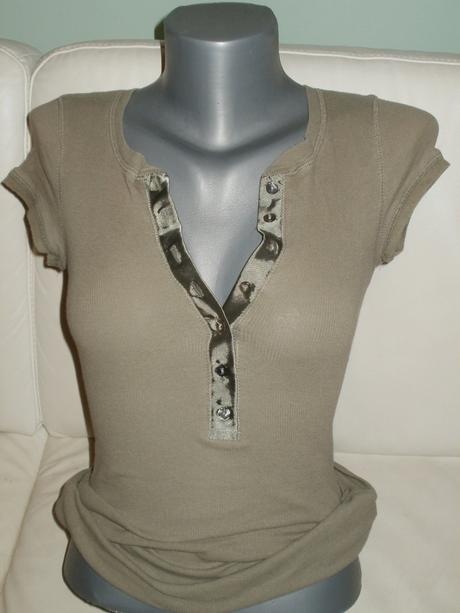 Tričko so saténovým lemom, american eagle,s