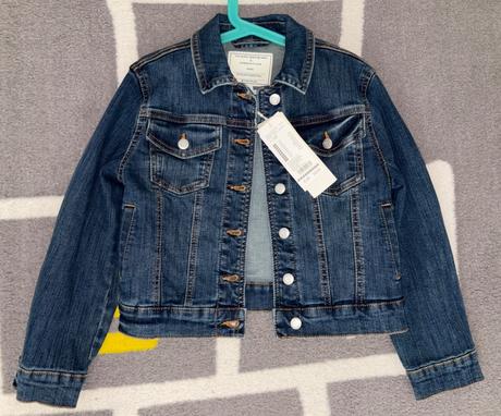 Rifľová bunda tom tailor v.128 s visačkou, tom tailor,128