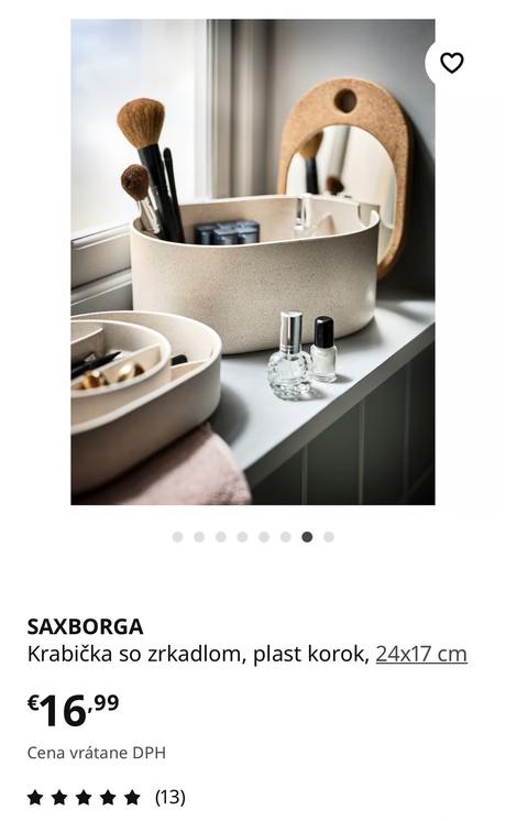 Kozmeticky box ikea, 