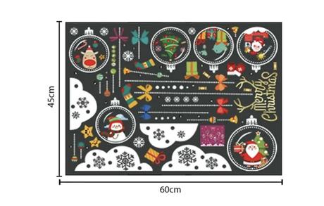 Vianocne nalepky na okno, 