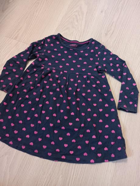 Šaty so srdiečkami, lupilu,98