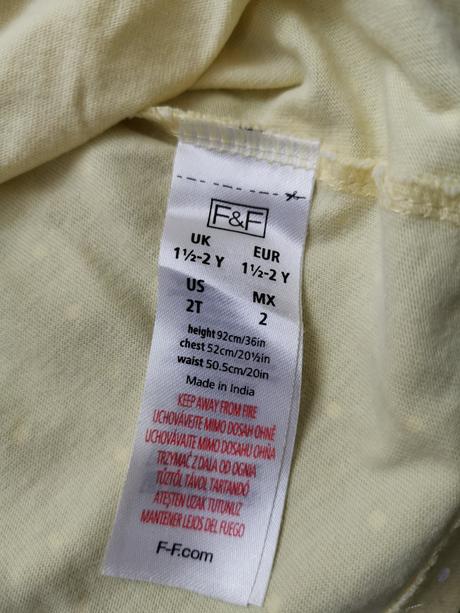 Šaty dievčenské letné, f&f,92