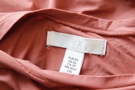 Hnedé body tričko, h&m, xs, h&m,xs