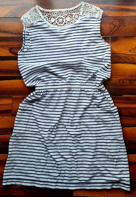 Letne saty s cipkou 158/164, h&m,158