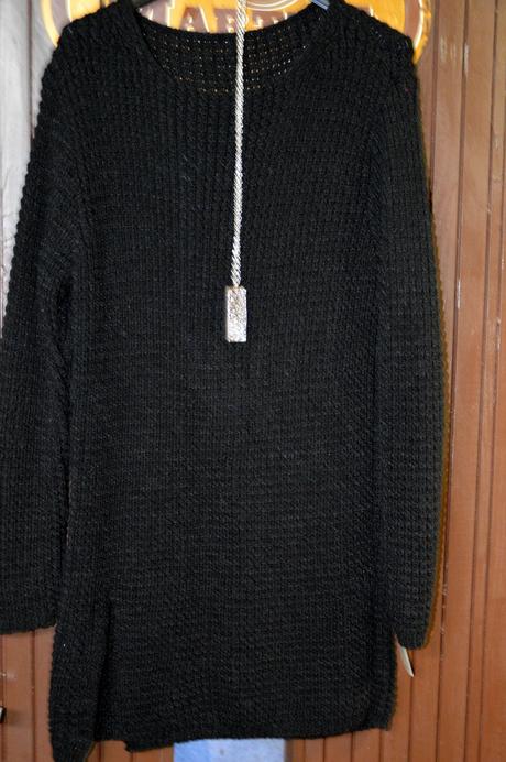 Dámsky luxusný svetrík s rázporkom, l / m / s / xl / xxl